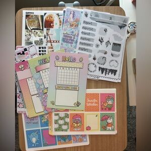 7 full set planner kits various shops